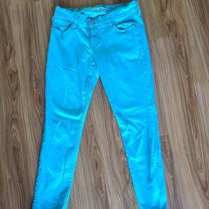 Bright Blue Low Rise Junior Old Navy Rockstar Skinny Jeans